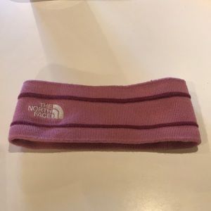 North Face, pink winter headband, one size